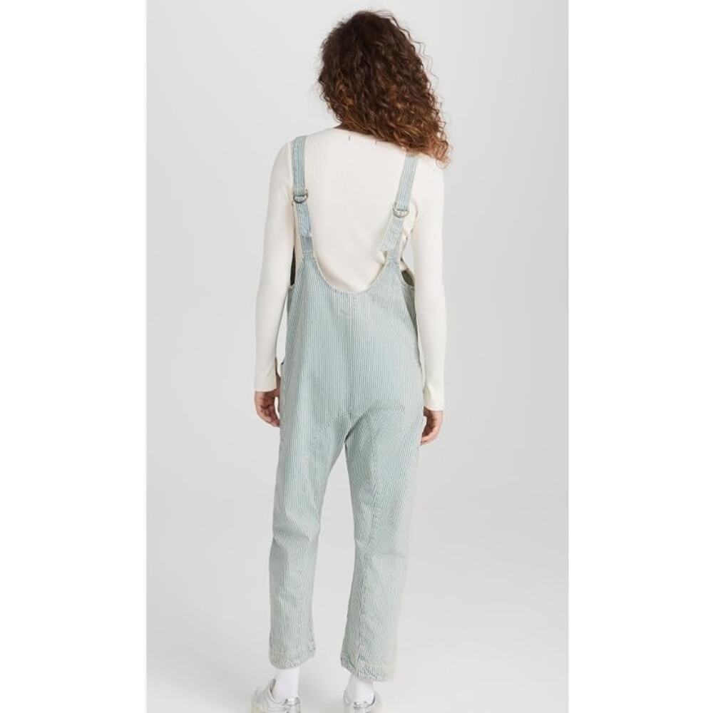 We the Free High Roller Railroad Jumpsuit Cotton Overalls Size Small - Picture 2 of 9